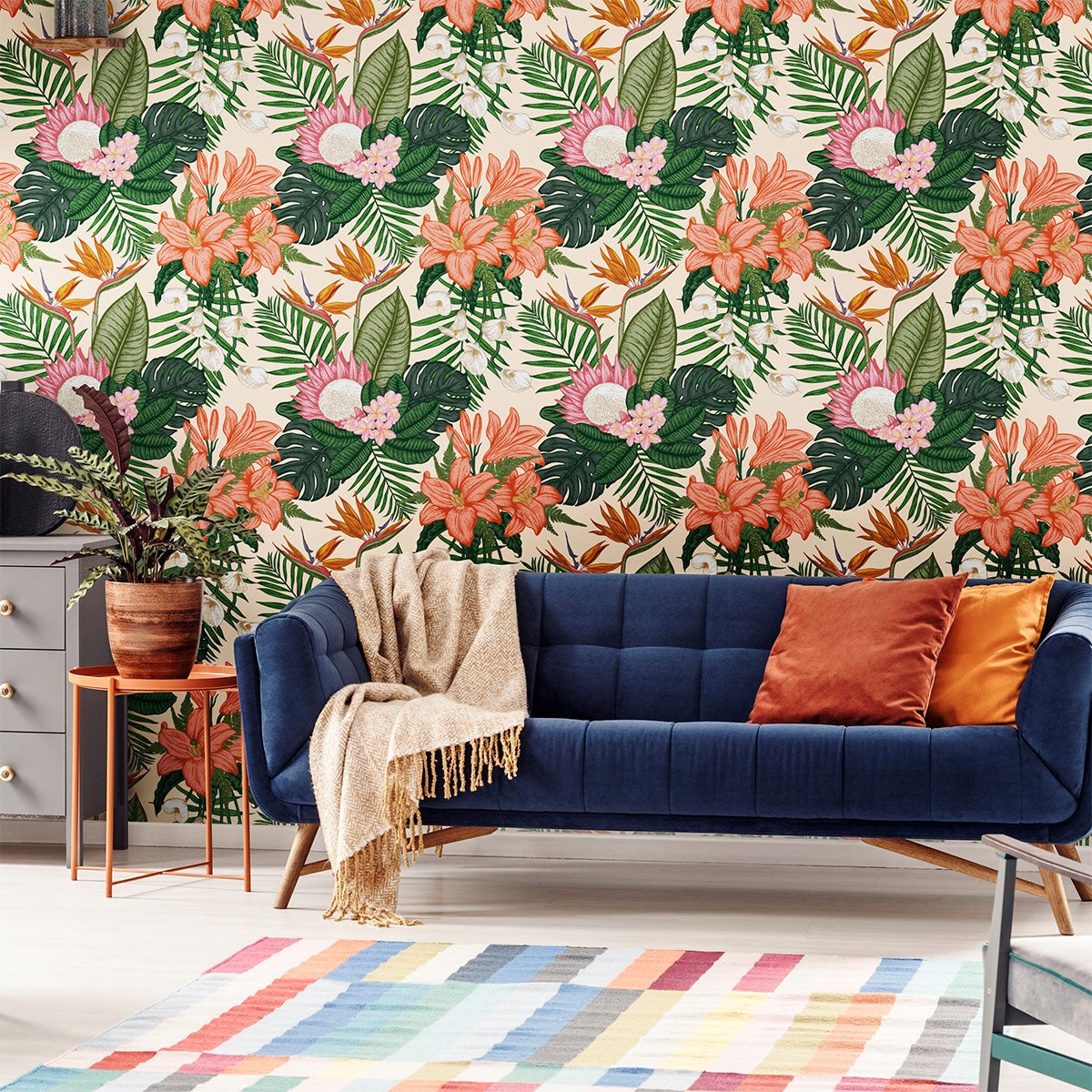 Adesivo carta da parati tropicale Potosi - Sticker adesivo - adesivi murali - 40x40cm - 5