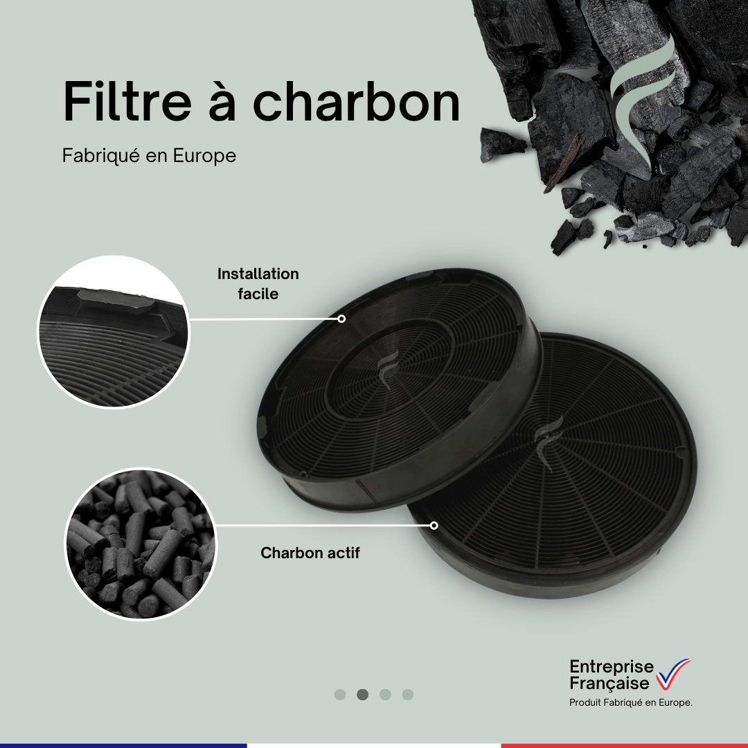Vhbw 10x Filtres à Charbon Actif Remplacement Pour IKEA 70401952 Nyttig Fil 440 Pour Hotte Aspirante 90144826