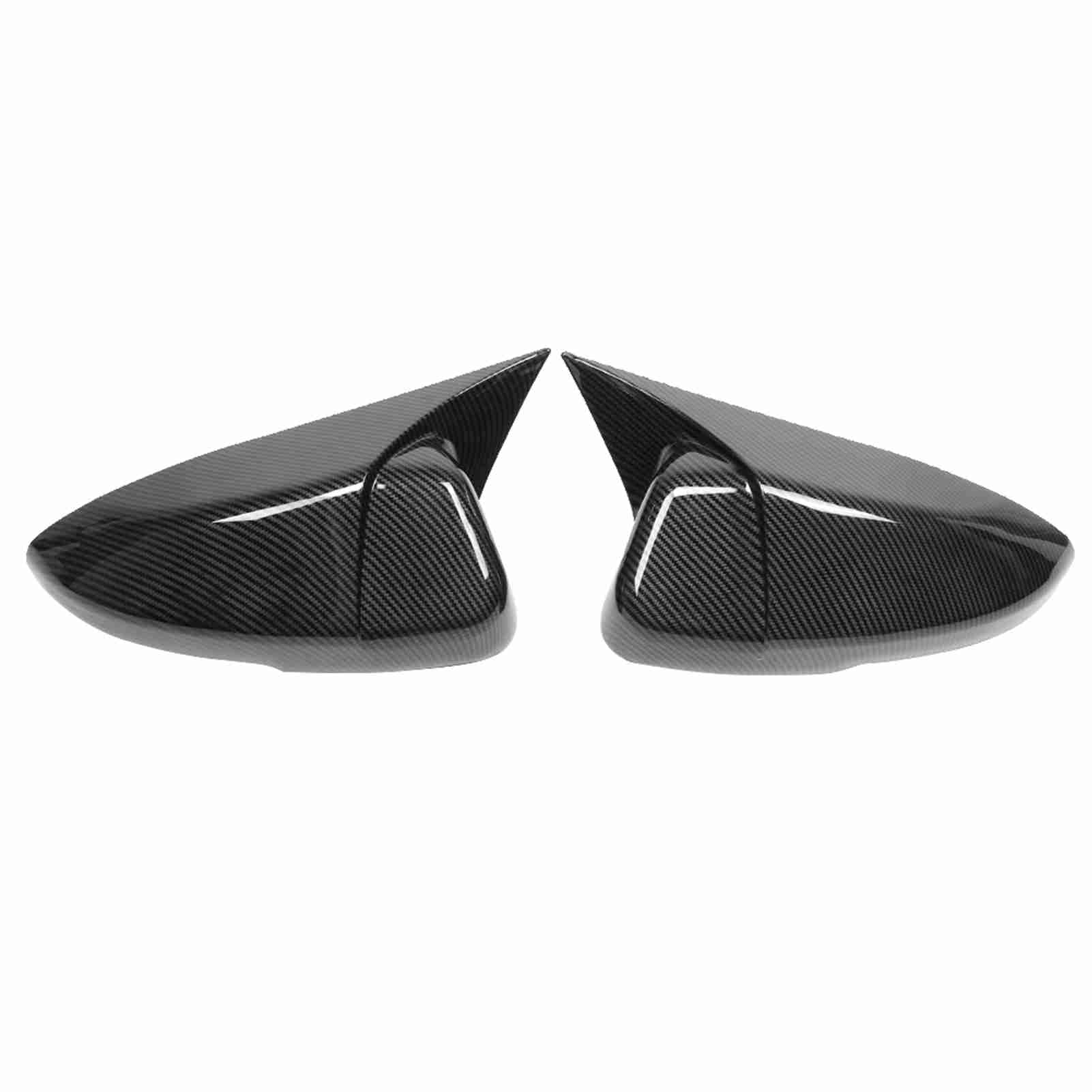 Cubierta De Espejo Lateral Izquierdo Derecho, Tapa De Cubierta De Espejo Retrovisor, Para Honda Accord 2018-2021, Plástico, Patrón De Fibra De Carbono