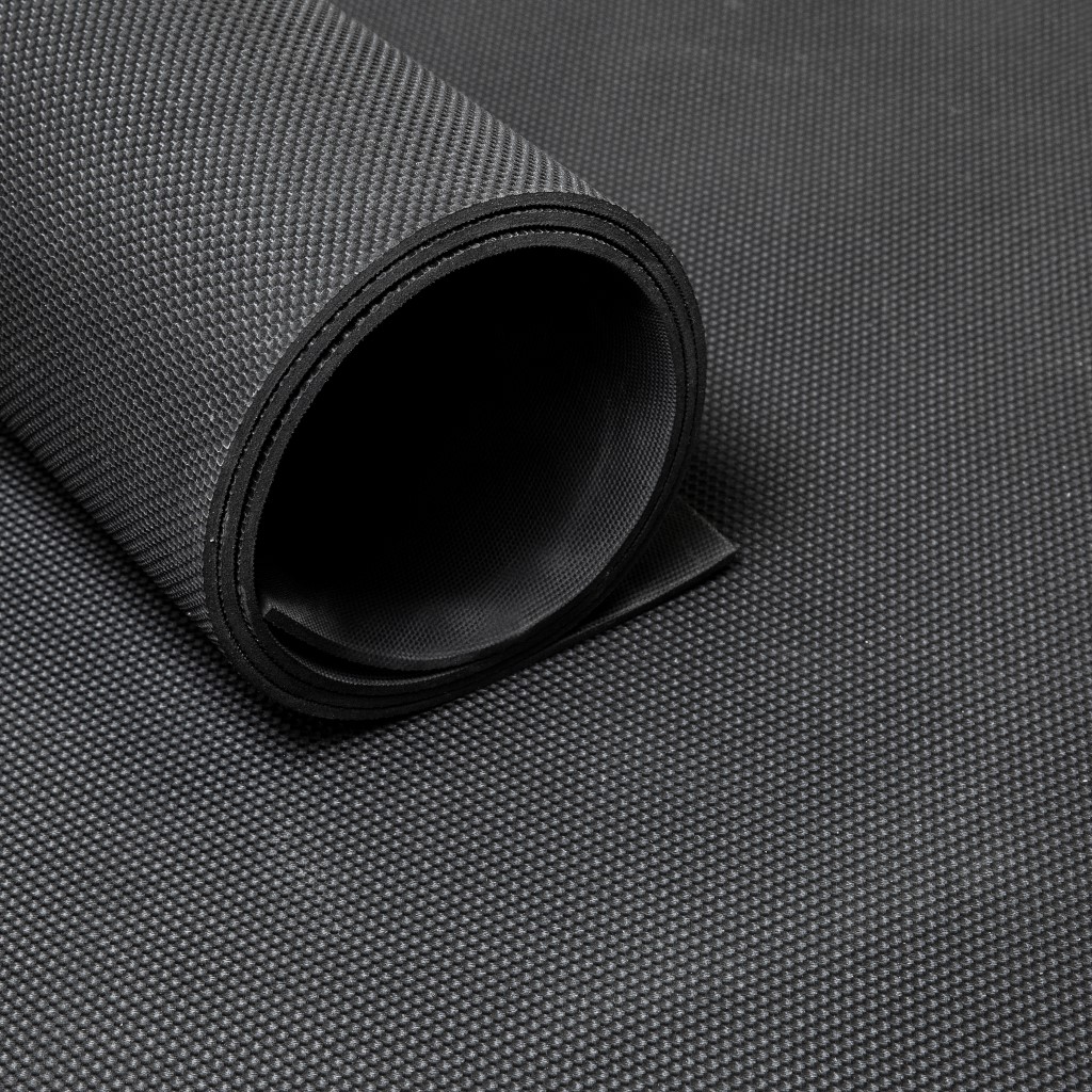 Corredor de goma / alfombra de goma en rollo sbr cobra 3mm - ancho 180 cm - por metro lineal