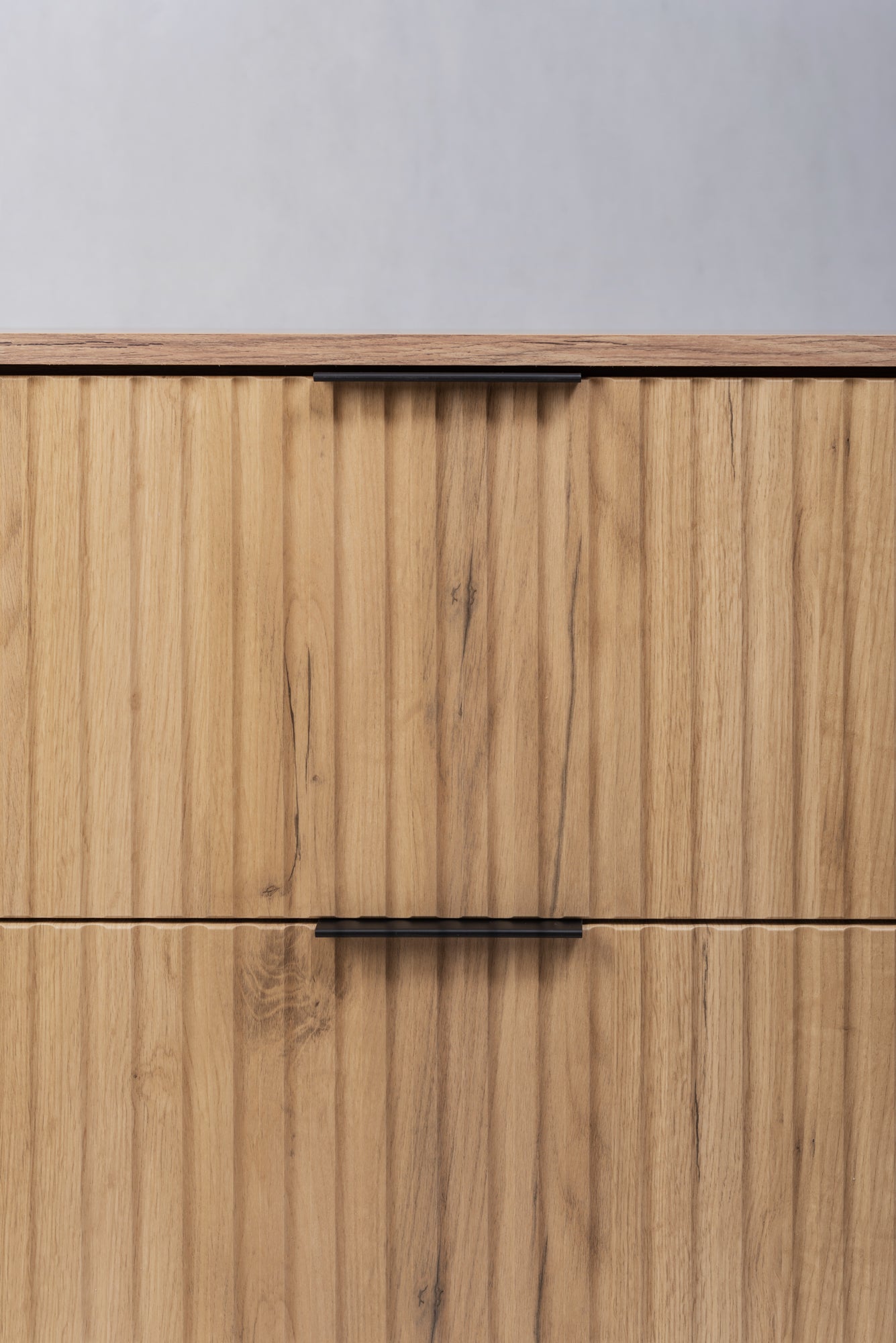 Meuble sous vasque FLOW CHÊNE 160 cm avec 2 x l'étagères - extensions et plan - 11