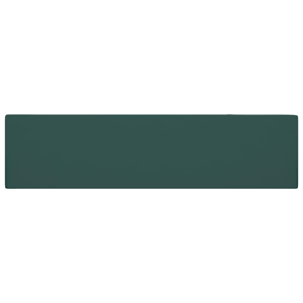 Maison Exclusive - Lavandino con Troppopieno in Ceramica Verde Scuro - 4