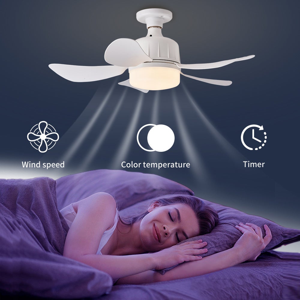 Plafonnier Ventilateur avec Télécommande - 3 Modes Lumineux - Parfait pour Maison, Restaurant, Bureau (Dimensions: 120x115x180mm) - 3