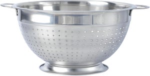 Zawaer Scolapasta da cucina, 3 pezzi in acciaio inox micro-perforato