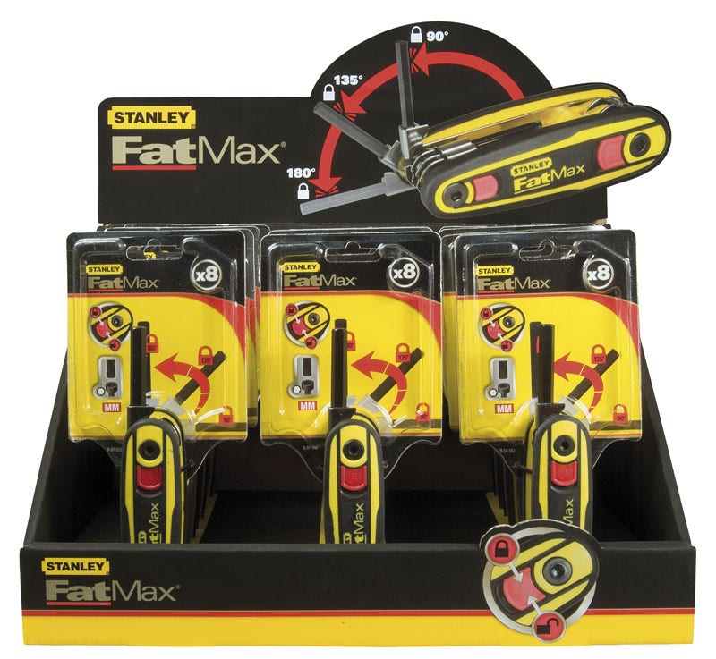 Stanley - Clé mâle sur support verrouillable - jeu de 5 pcs FATMAX® - 0-97-553 - 2
