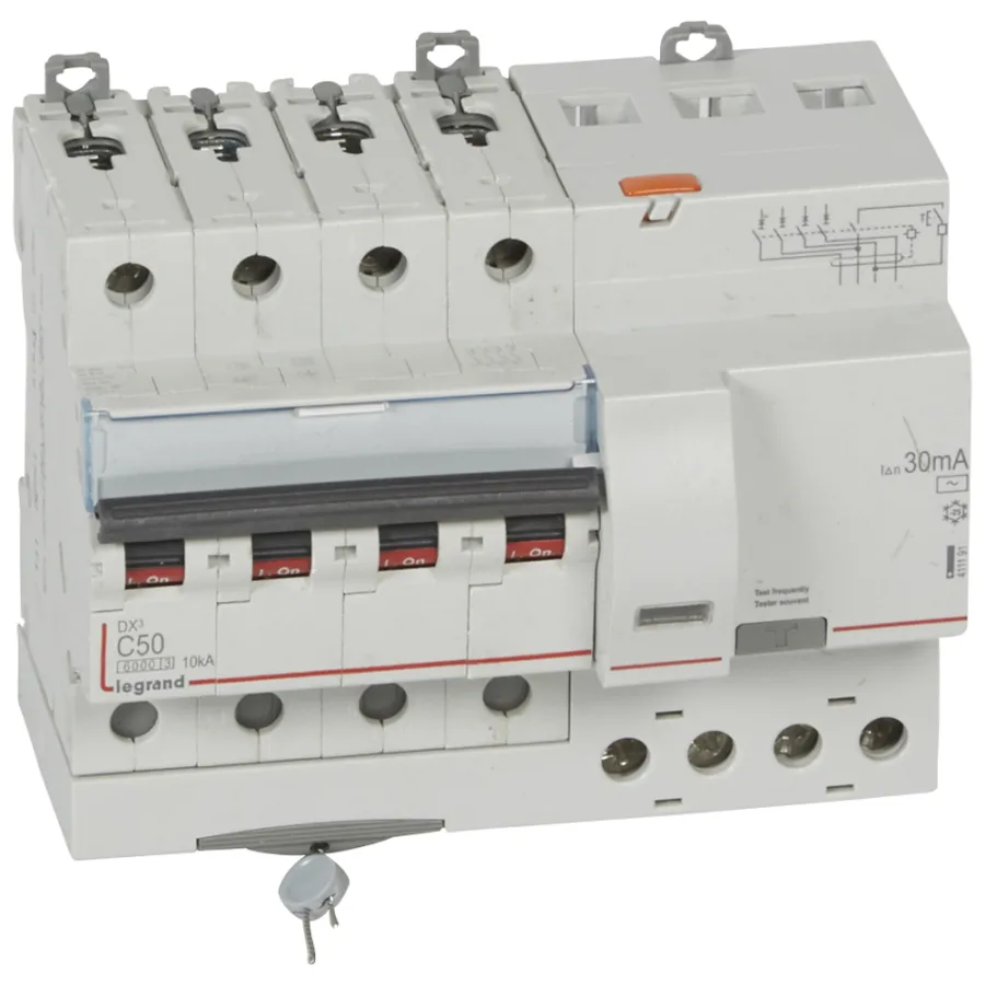 DX3 4P C50 6000A AC 30MA 7M - 411191 - 2