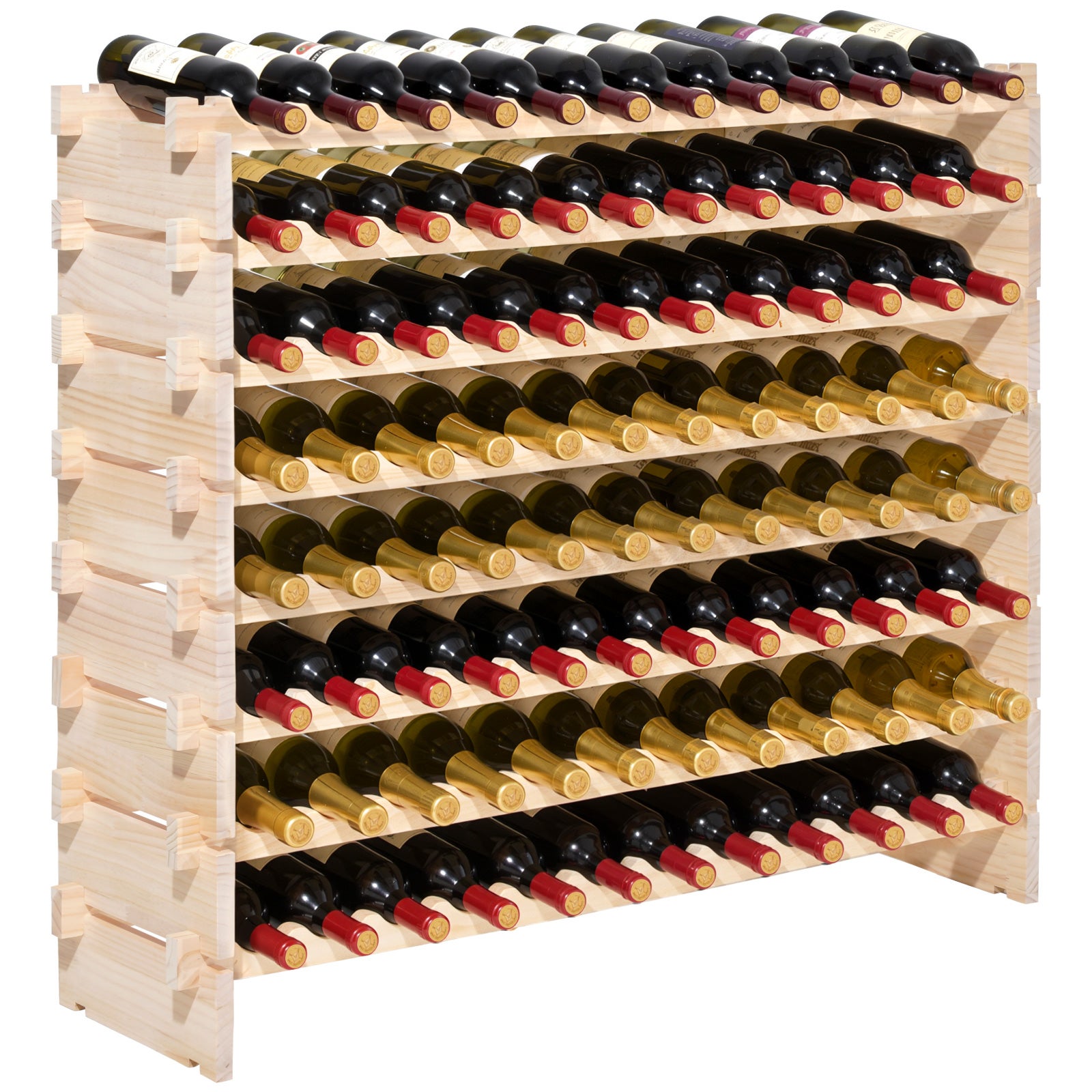 Elegante botellero para 18 botellas. - Hierro