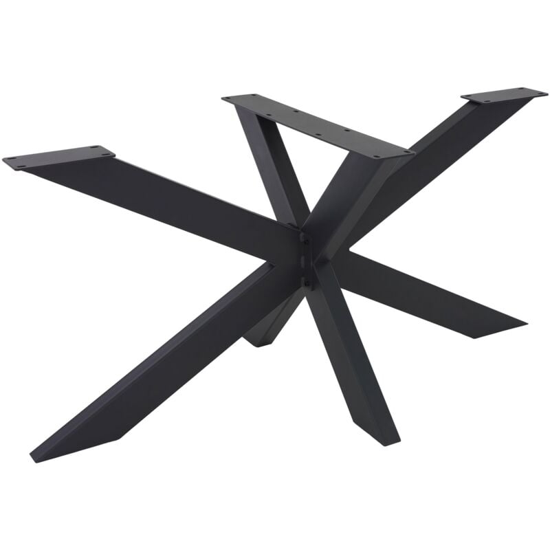 Zestaw 12 zaślepek lamelowych do rur prostokątnych - 80 x 40 mm - Do rur metalowych - Do krzeseł rurowych i mebli - Czarne