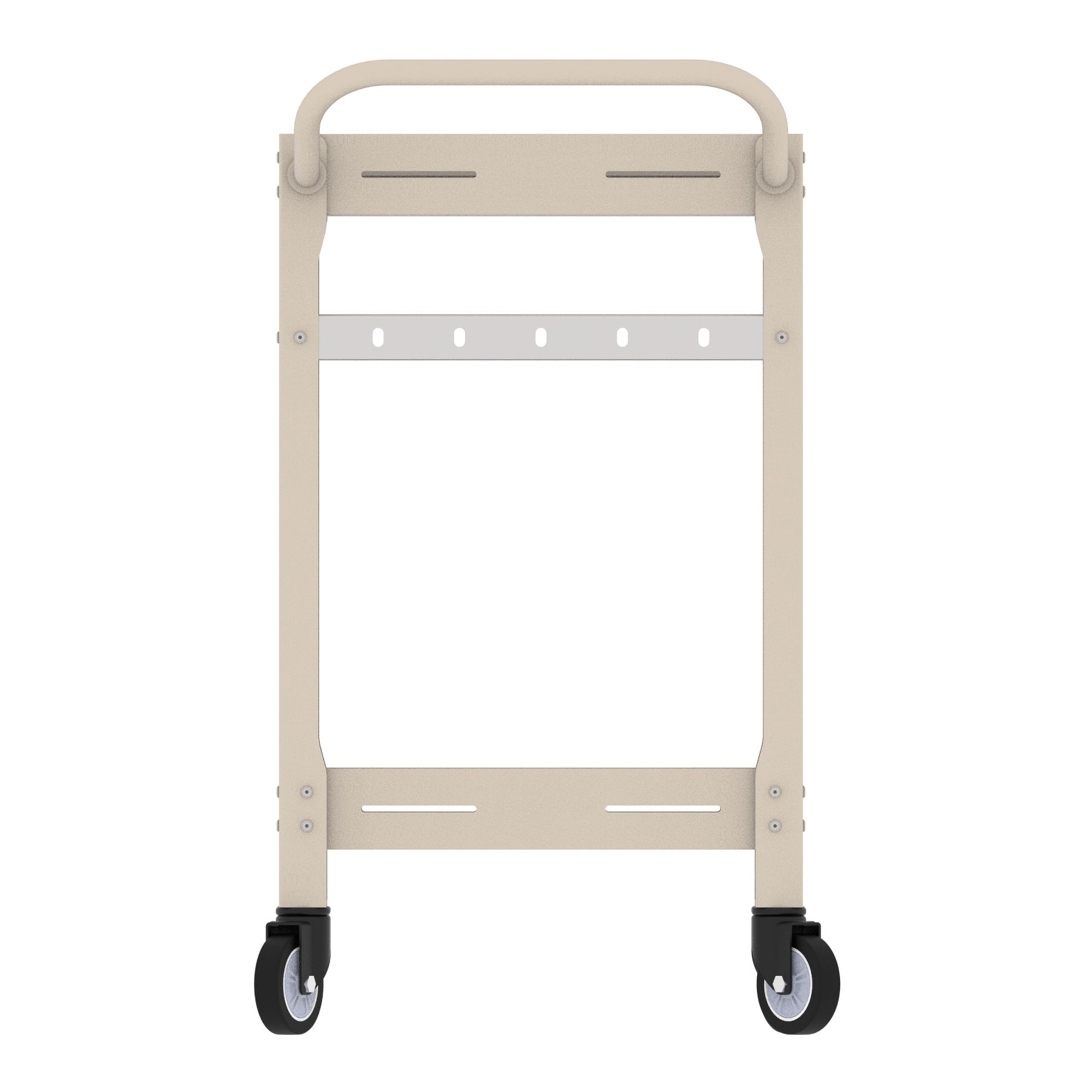 Chariot de service d'extérieur Bard acier 72 x 77 x 38 cm champagne casa.pro - 7