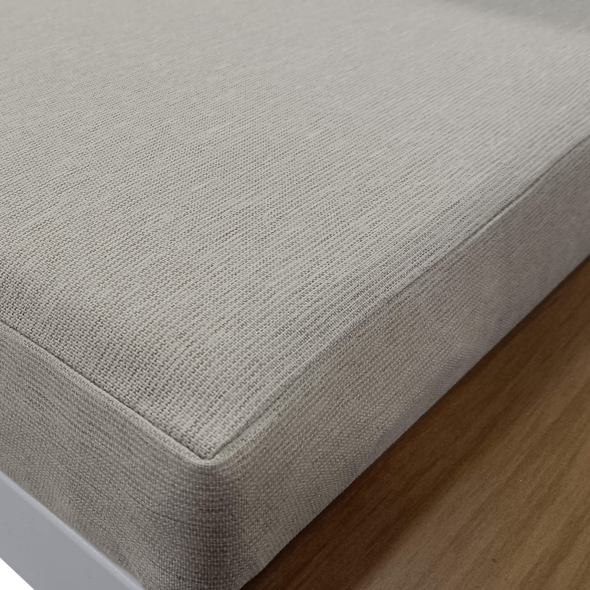 Salon de jardin Rebecca Mobili Toog 65x134,5x61 Aluminium Polywood Blanc Marron Moderne Ensemble 2 pièces - 6