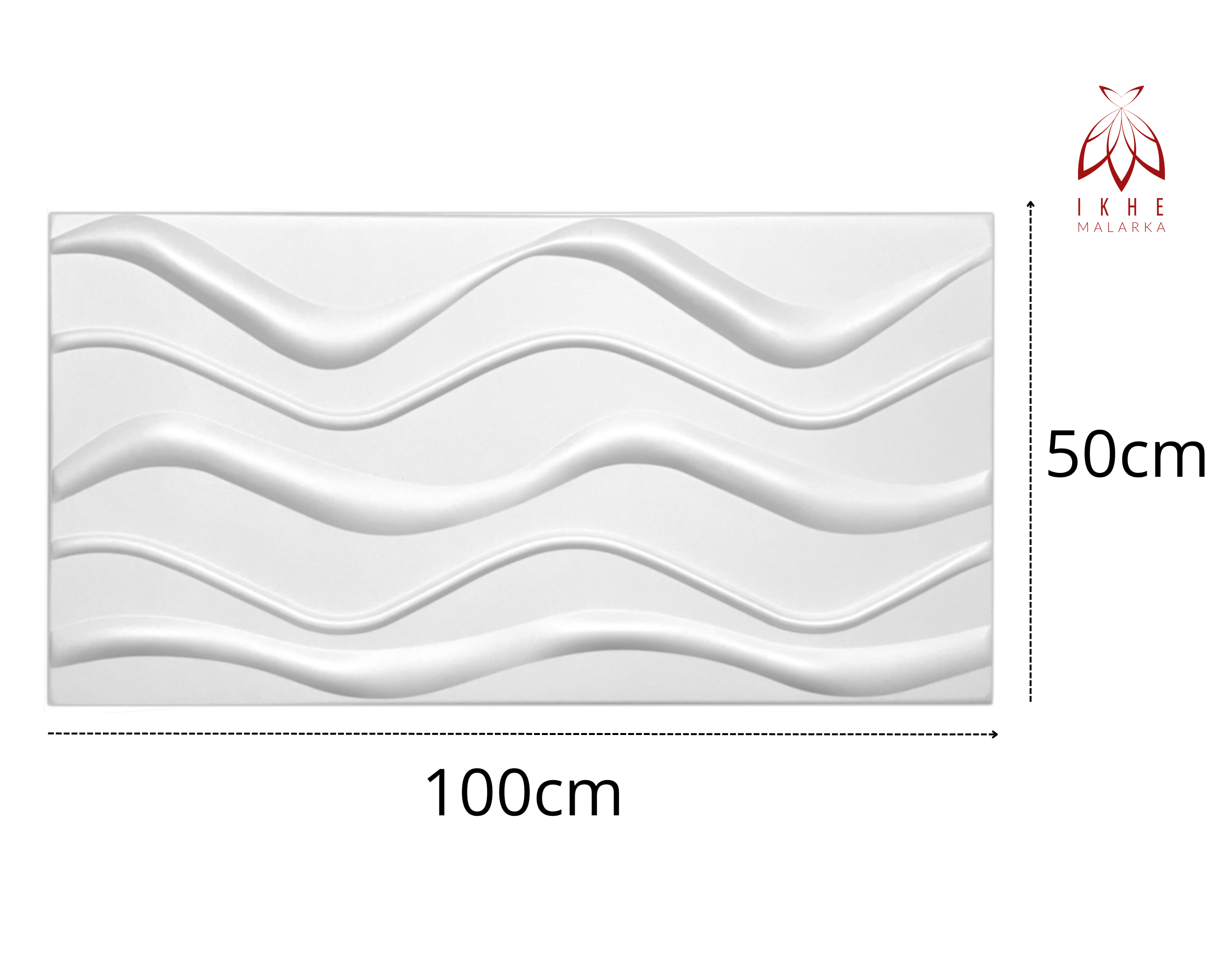 4m² / 8 Pièces - Panneaux Muraux 3D en Polystyrène | Revêtement de Mur & Plafond | Décoration Murale Design Big Wave - 6