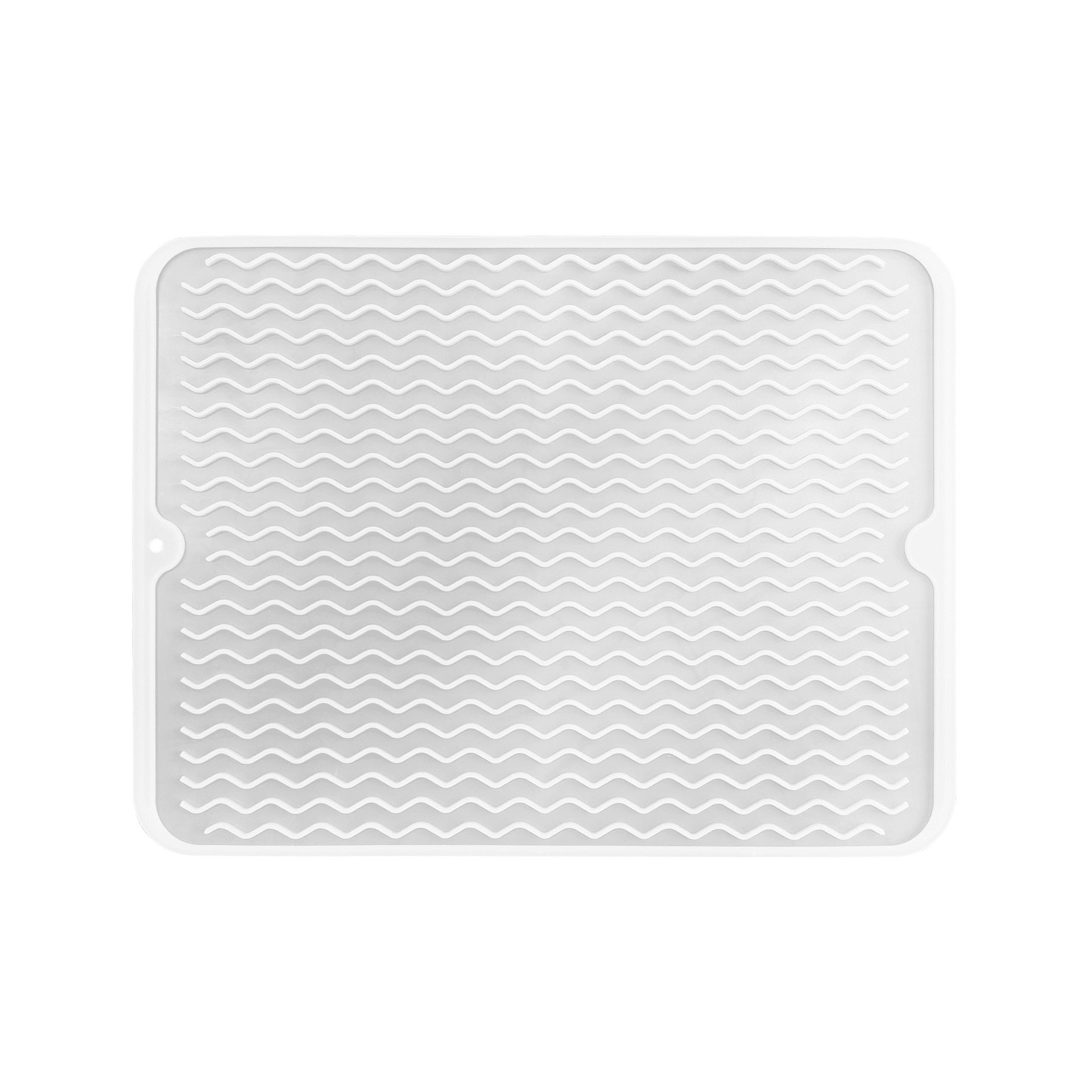 Silikonowa mata drenażowa, mata na stół jadalny, 30*40 cm, kolor przezroczysty