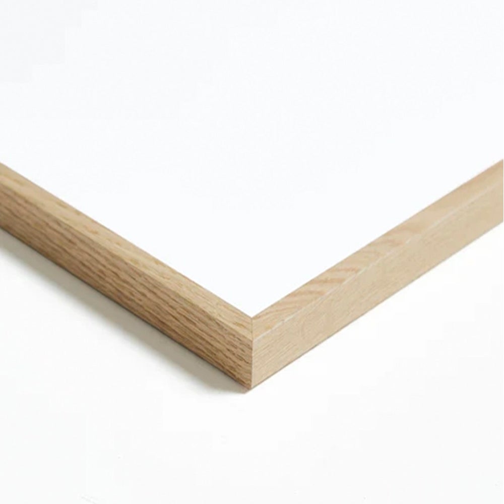 Set de 2 cuadros 154, marco premium chapado en roble, 50x70 cm - 4