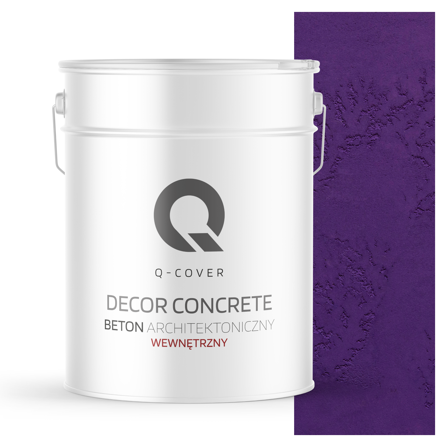 Beton Architektoniczny Wewnętrzny Q-Cover Fioletowy H2711 15KG