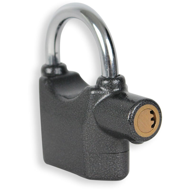 Cadenas Alarme de Securite 110 db 3 Cles inclus Antivol a Capteurs de Vibrations et Mouvements en Acier Trempé - 4