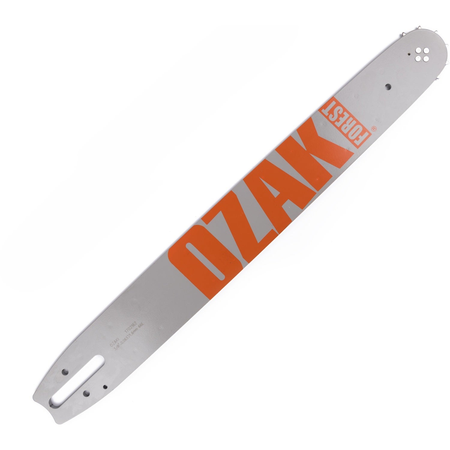 Guide chaîne seul (livré sans chaine) tronçonneuse 45cm 3/8 1,6mm 66E ...