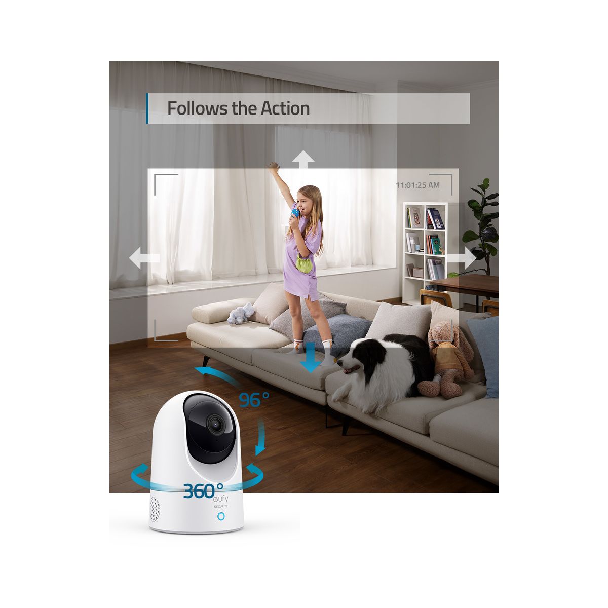 Pack EUFY Eufy Indoor Cam 2K Pan and Tilt - 2
