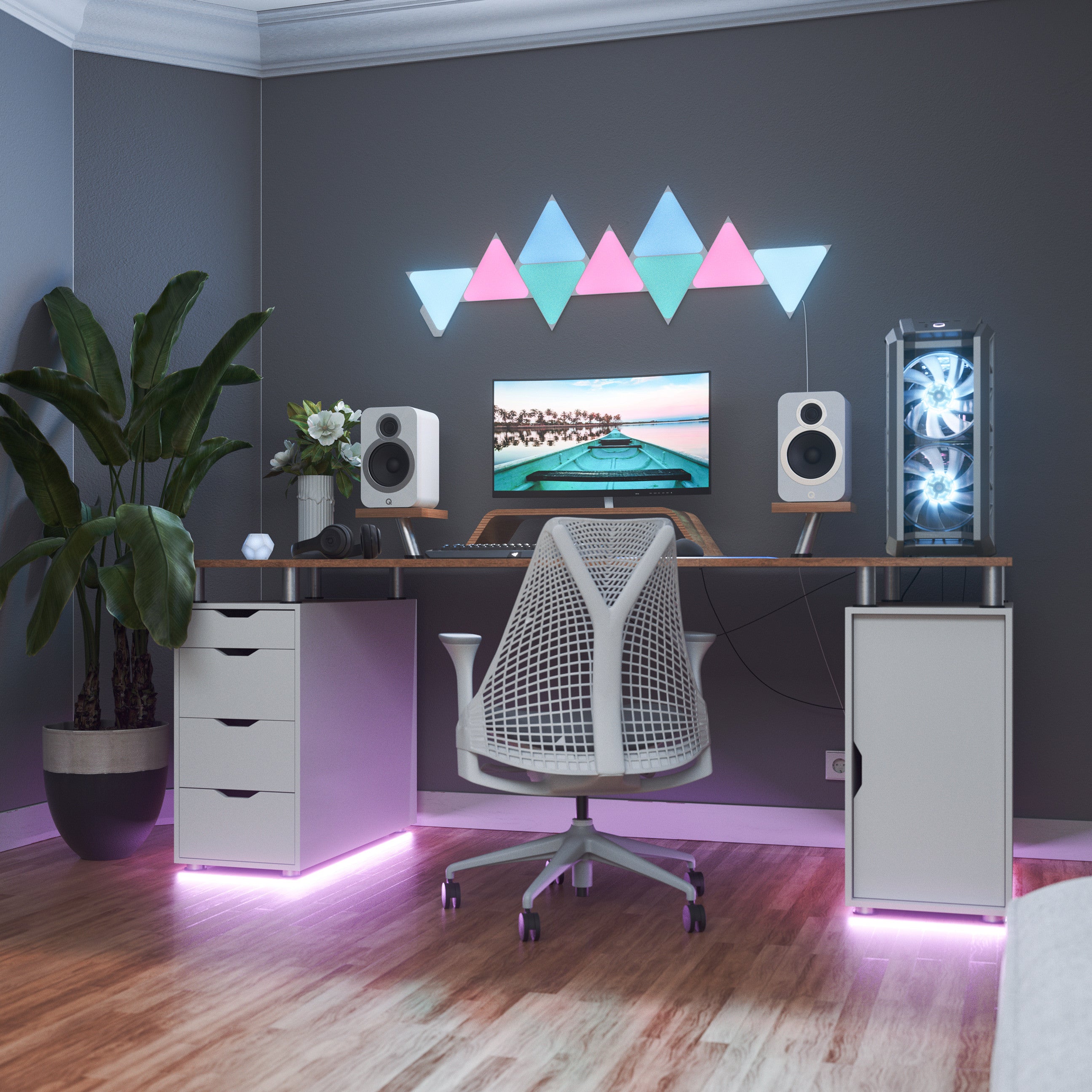Starter kit triangoli forme Nanoleaf (9 pannelli) - 8