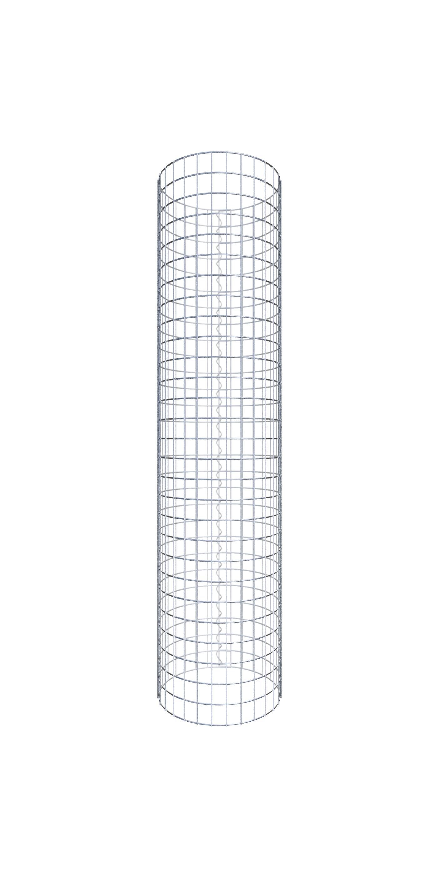 Kolumna gabionowa średnica 47 cm MW 5 x 5 cm okrągła - wysokość: 140 cm