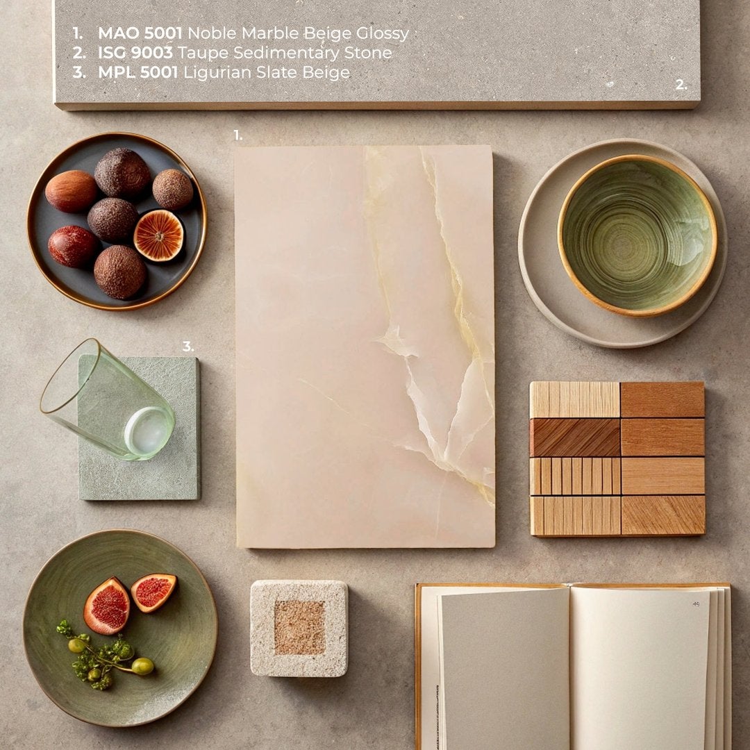 Charme Beige - Marmo Onice Lucido 6 mm - Piastrelle 120x120x0,6 cm 6 mm - MAO 5001 120x120 GLOSSY 6 mm - 6