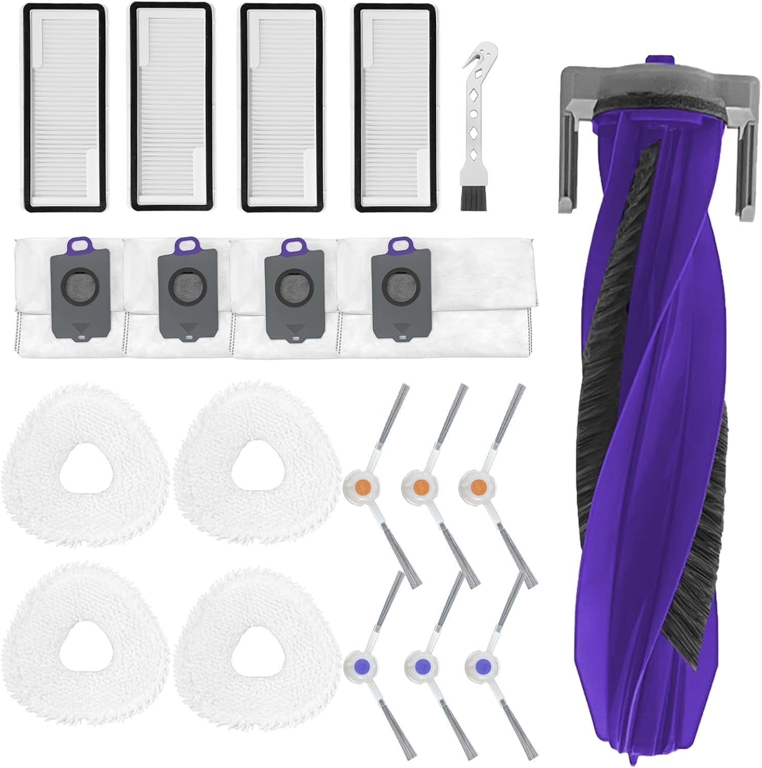 Kit de remplacement de 20 pièces compatible avec le robot Narwal Freo ...