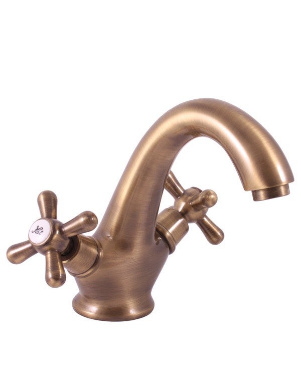 Robinet Mélangeur Lavabo MONTSERRAT Série Classic - Bronze - Neuf