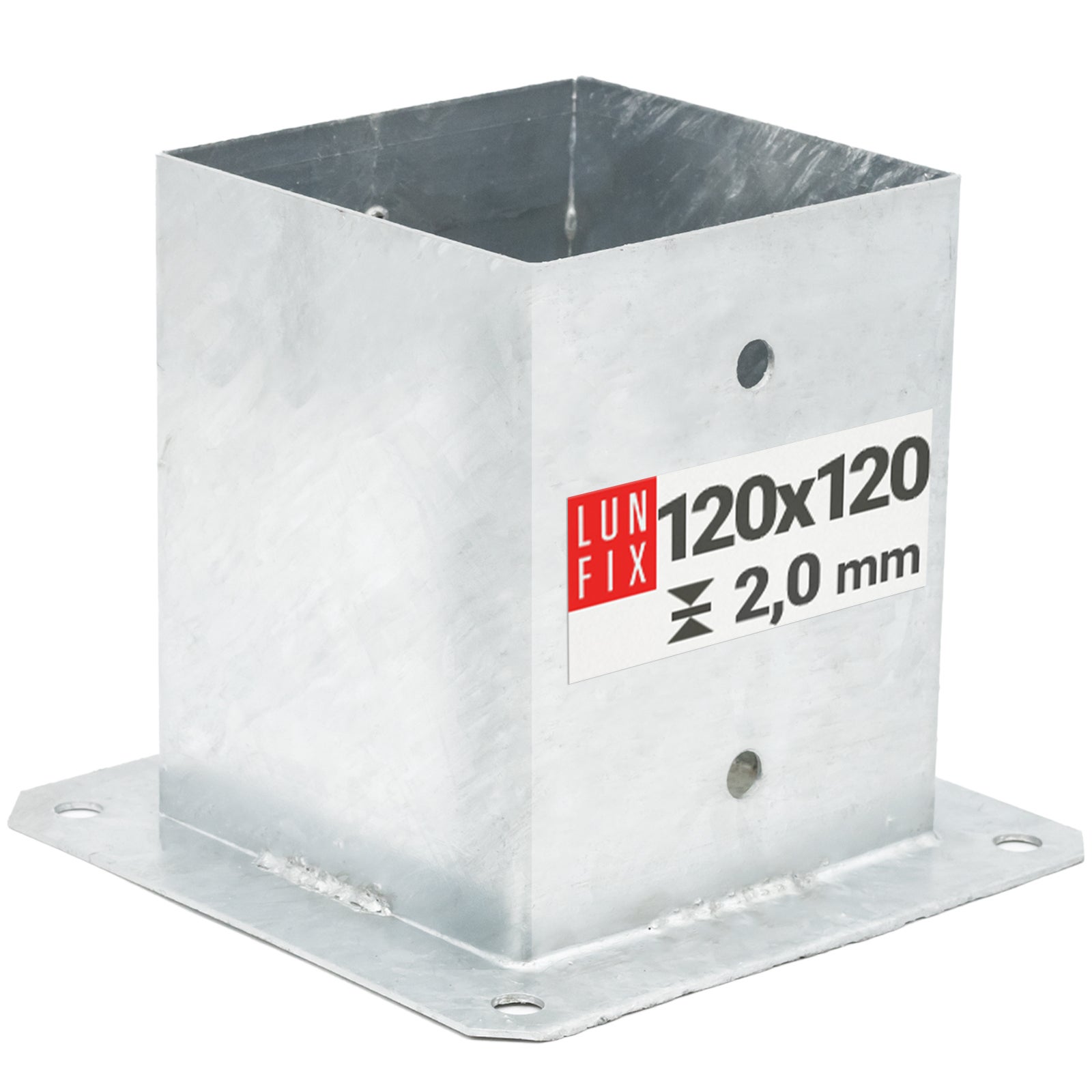Podstawa słupa do przykręcania stopa 12x12cm 1szt.