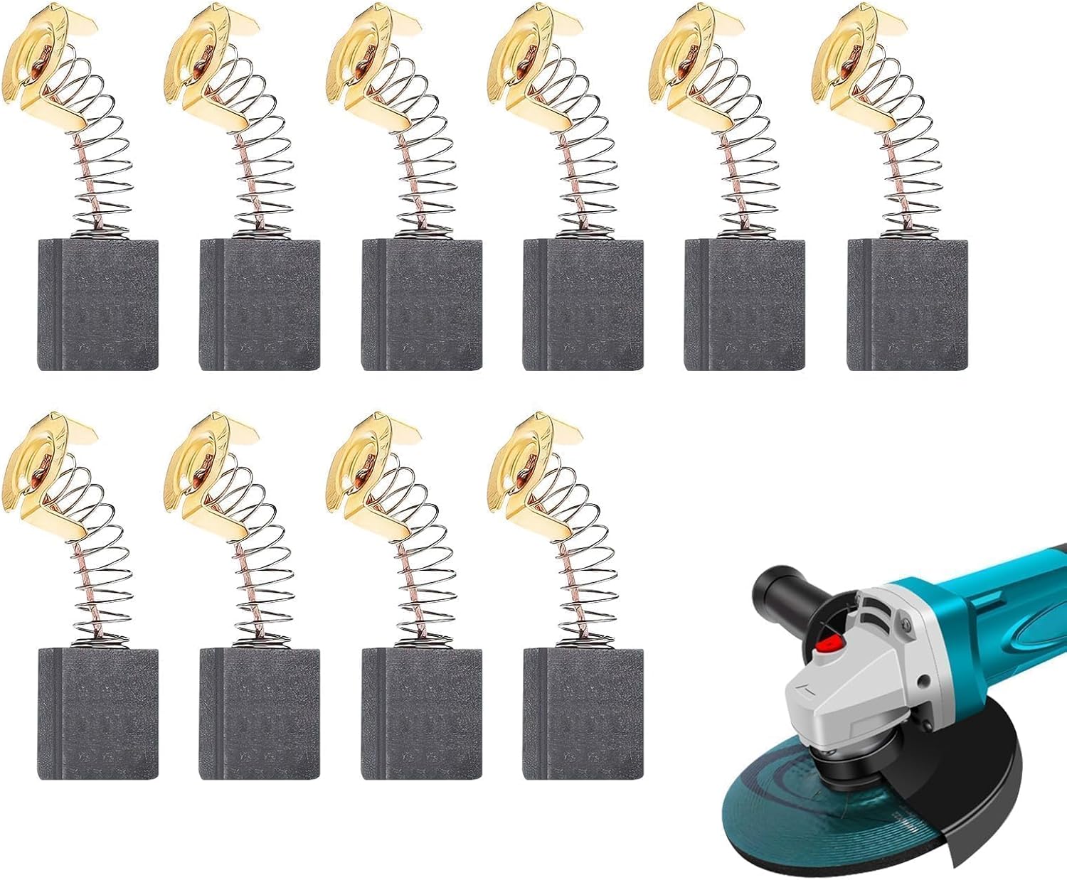 Balais De Carbone 6x6x10mm, Pièces De Rechange Pour Moteur De Ventilateur, Moteur D'essuie-glace, Accessoires D'outils électriques, 8 Pièces