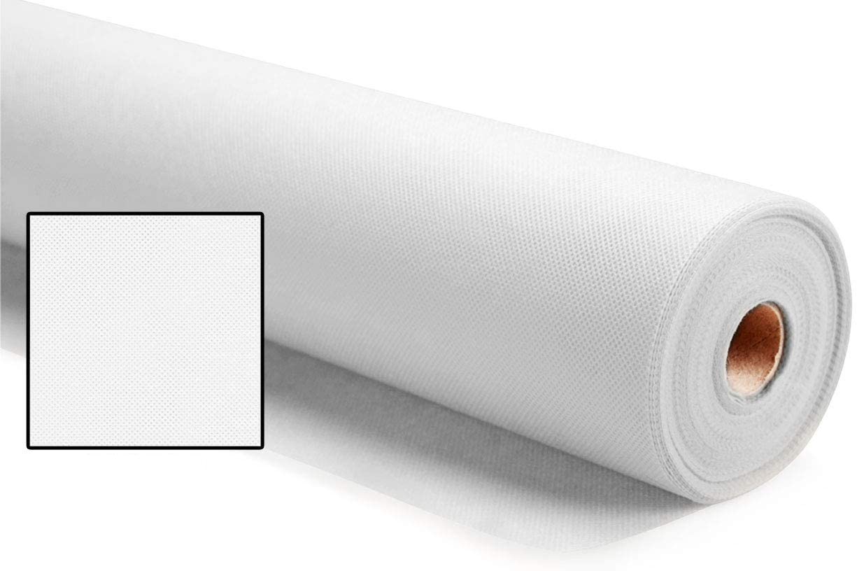 Rollo 125mt tela sin tejer no tejido tnt por metros - blanco 1053006-125