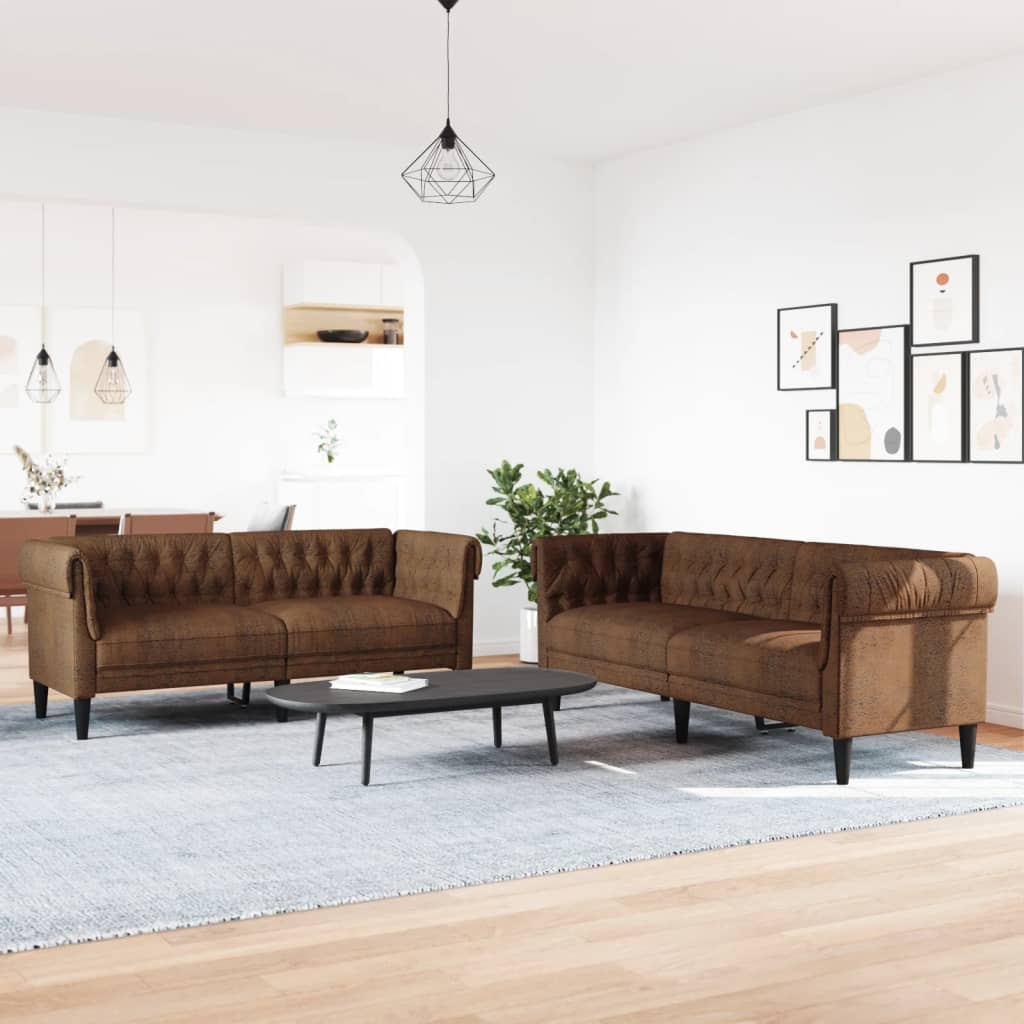 VIDAXL - Set Divani Da Giardino 4 Pz Marrone Miele In Massello Di Pino