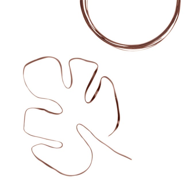 Filo Di Alluminio Piatto Vaessen Creative - 3,5x1 Mm, 5 Metri, Colore Argento Per Fai Da Te E Crafts - Foto 6