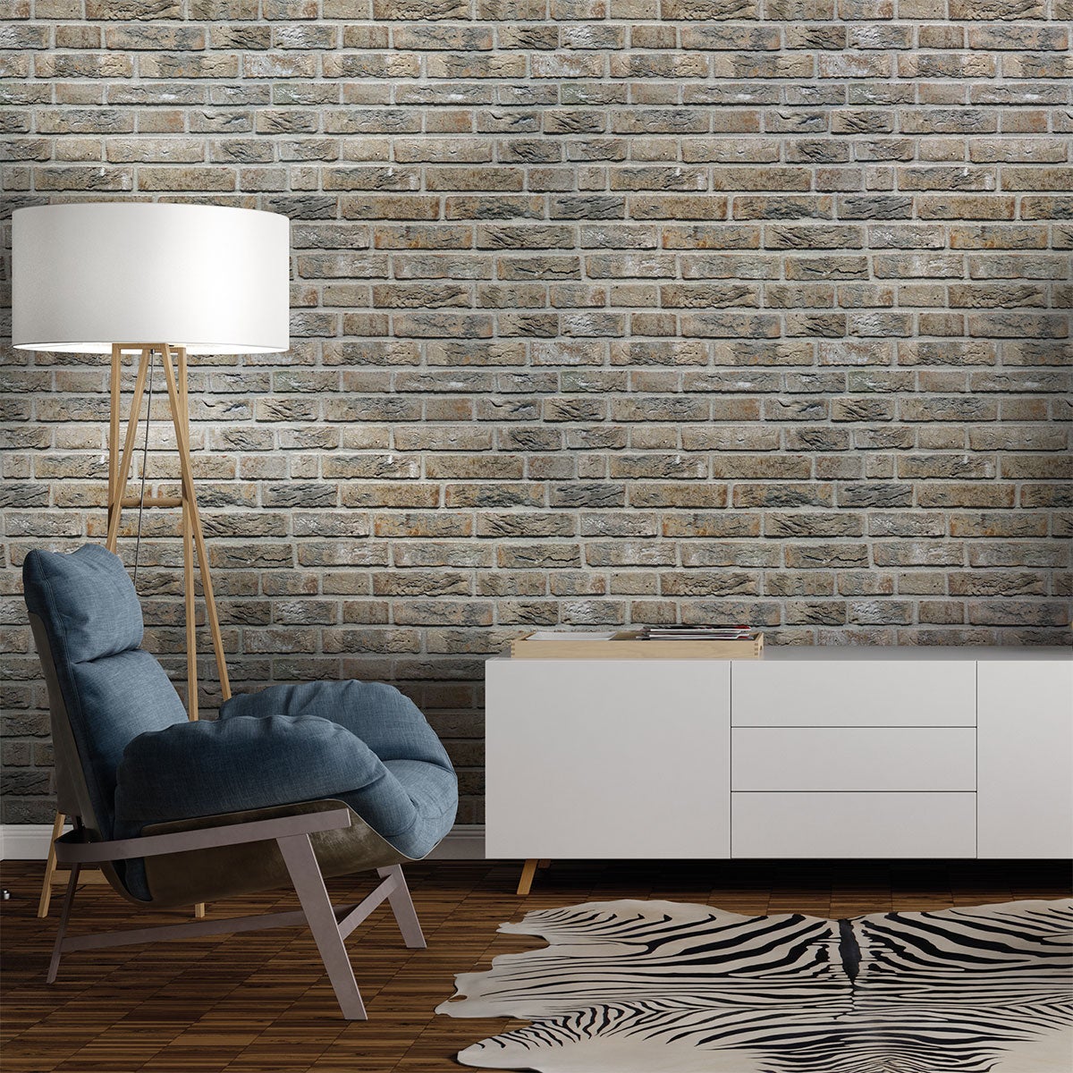 Adesivi mattoni di Waterford - Sticker adesivo - adesivi murali - 30x30cm - 5