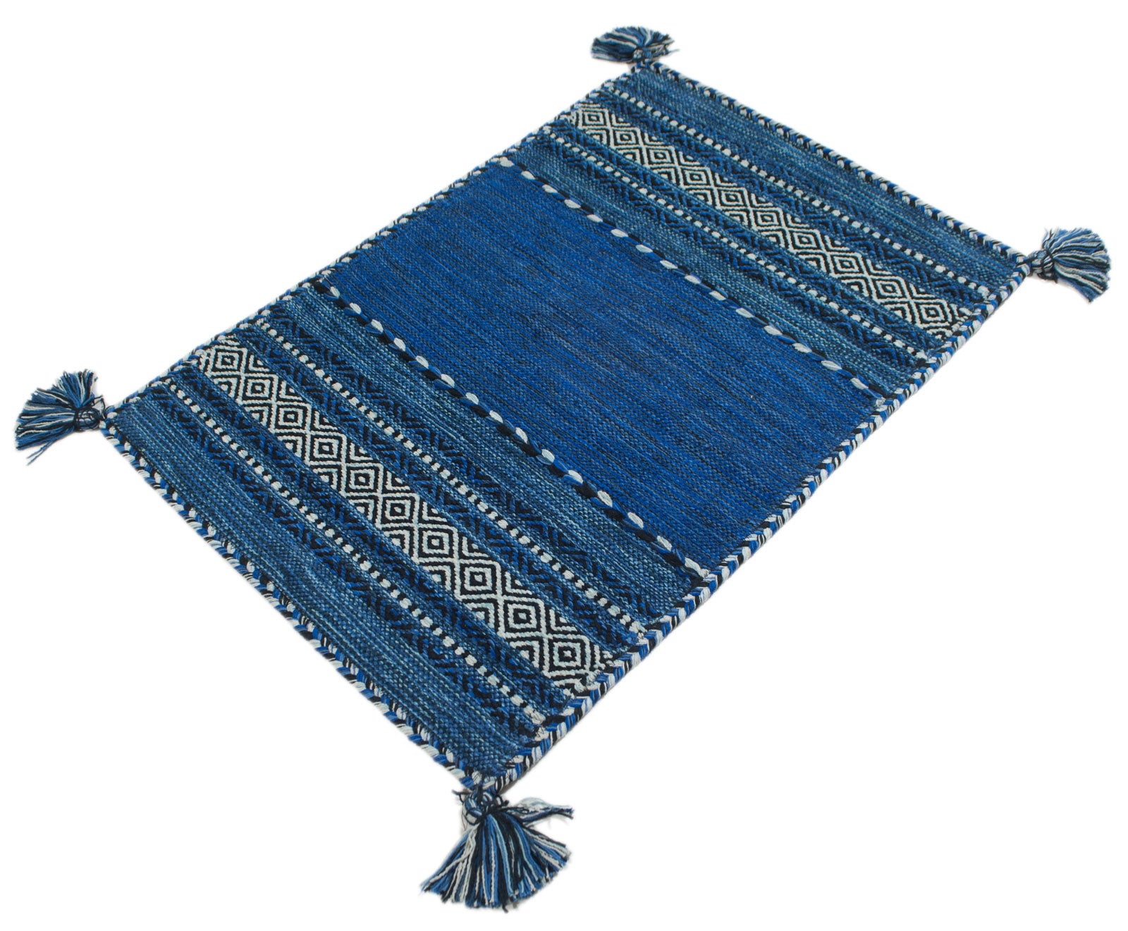Dywan Lory Tribal 100% algodão, indiano, feito à mão 170x120 cm