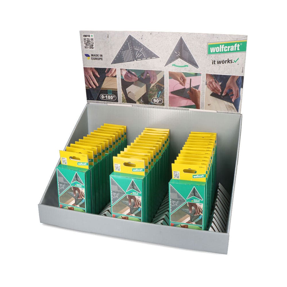 Squadra Multiuso Wolfcraft 5205000 - Per Misurare, Tracciare E Tagliare Con Precisione - Foto 2