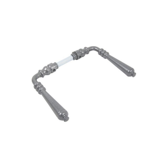 Béquille double Languedoc fer cémenté patiné 2 portées carré 8mm BOUVET 016522