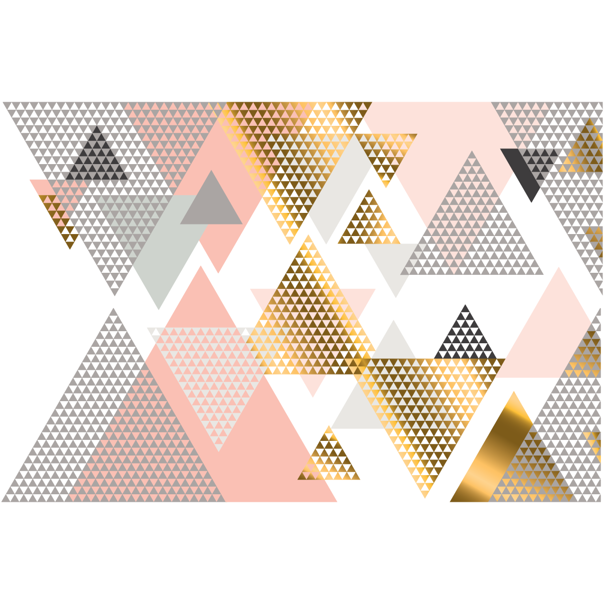 Adesivo montagna scandinavo oural - Sticker adesivo - adesivi murali - 110x165cm - 2