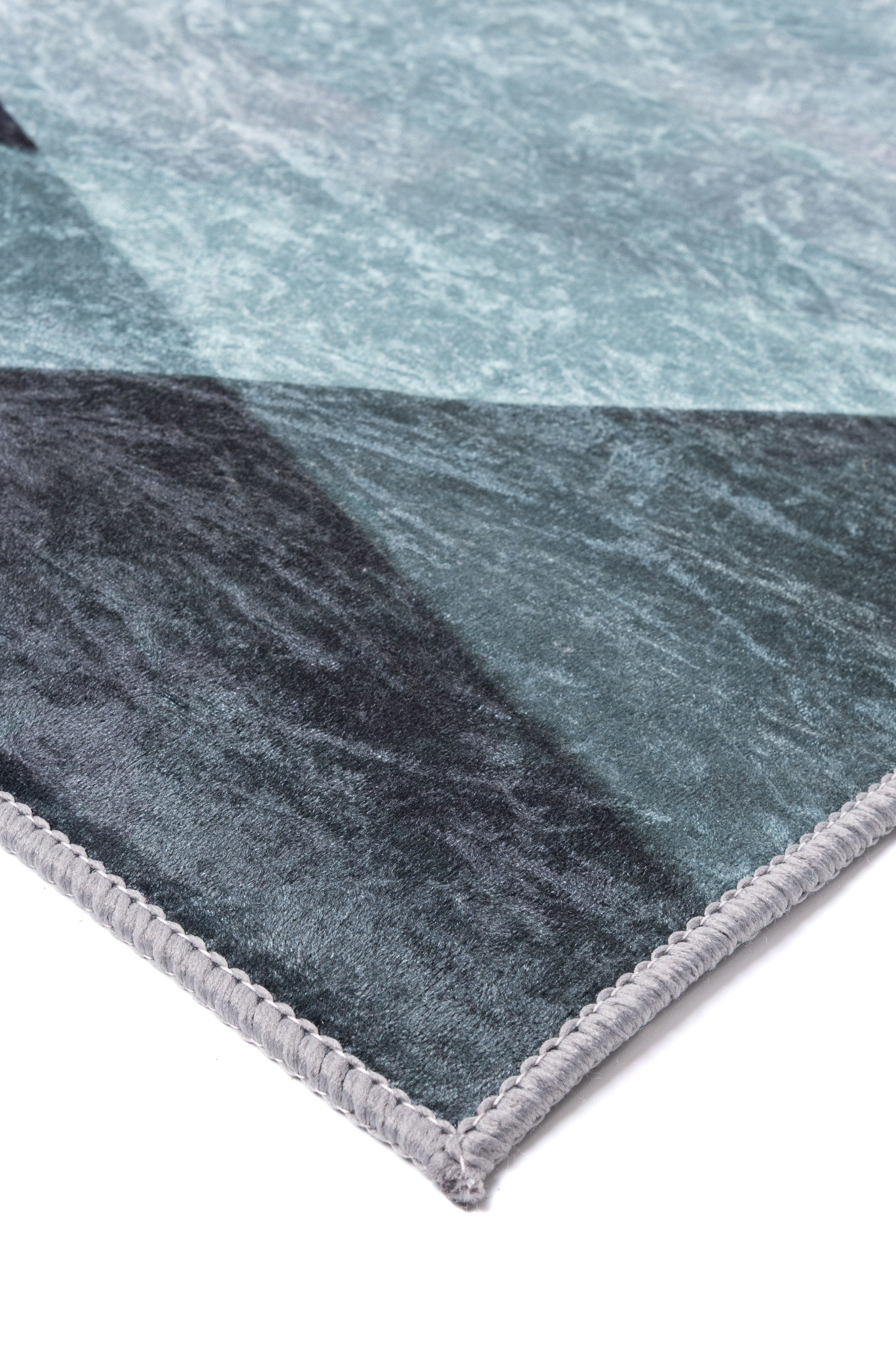 Dywan Multidecor Print Shine 120 x 170 cm geometria czarno-zielony 1 szt. - 3