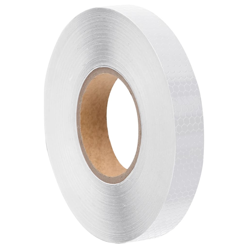Cinta adhesiva reflectante PVC blanco 2,5 cm x 50 m vidaXL | Leroy Merlin