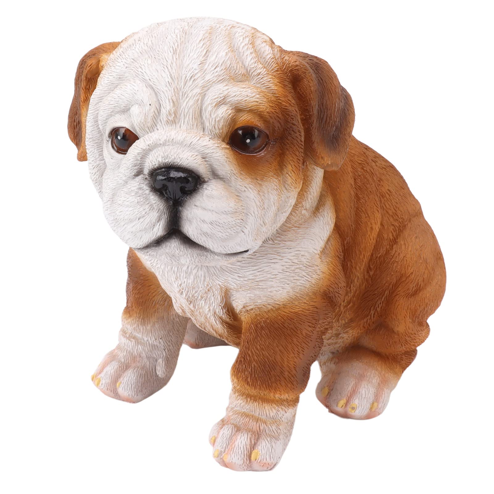 Statue Tête De Bouledogue Anglais – Résine – 30 Cm – Décoratif – Neuf