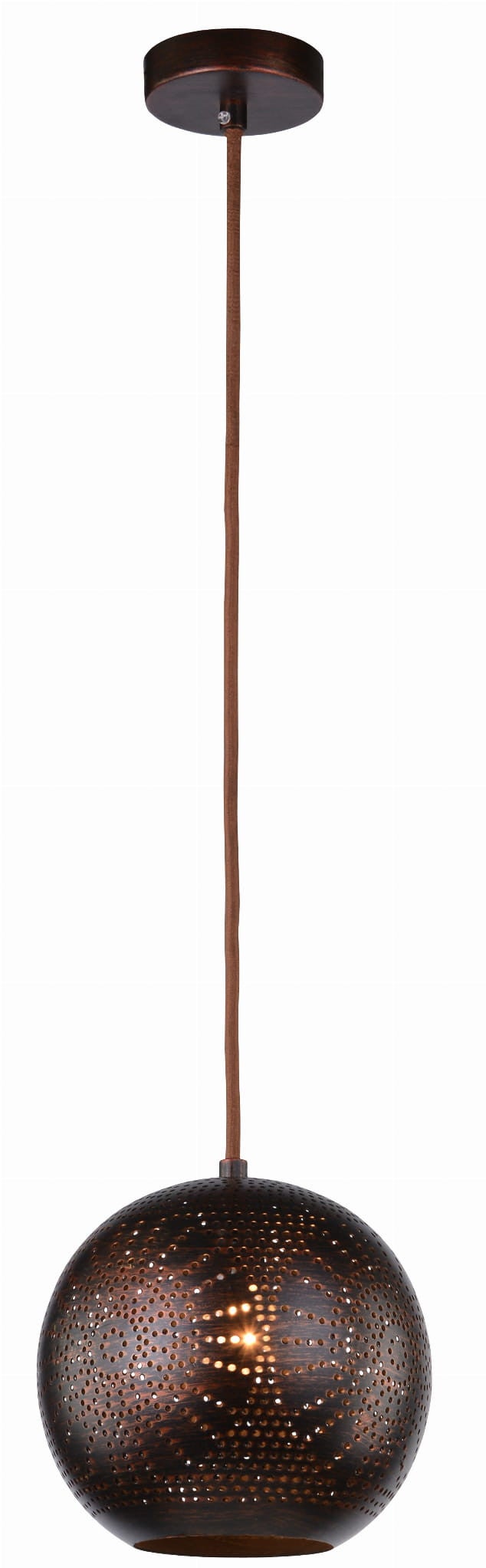 Lampa wisząca Sfinks brązowa 1xE27x60W wym: 125 x 25 x 25 cm metal Candellux