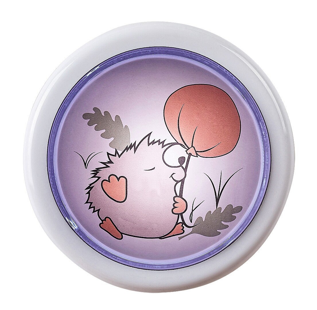Kinkiet ścienny Hedgy biało-czerwony-brązowy LED 0.3W 6000K 5lm wym: 10 x 10 x 4,2 cm tworzywo sztuczne IP20 Rabalux