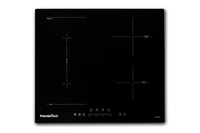 PT604IFB PremierTech Piano Cottura a Induzione 4 Zone Timer, Lock, Boost & Flexi