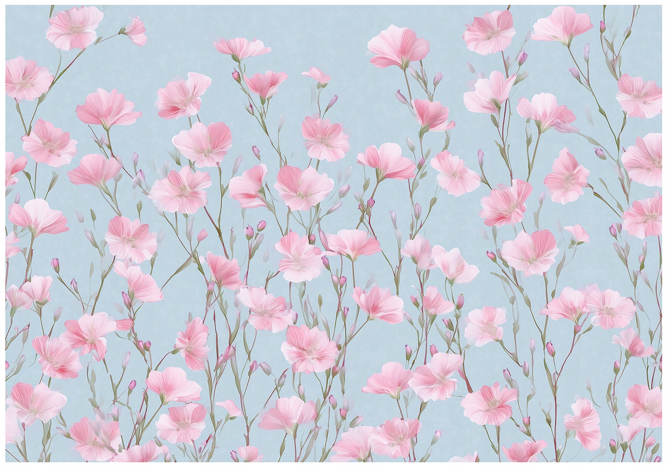 Fototapeta Kwiaty Różowe Natura 300x210 cm Tapeta Do Sypialni Salonu Kuchni Na Flizelinie