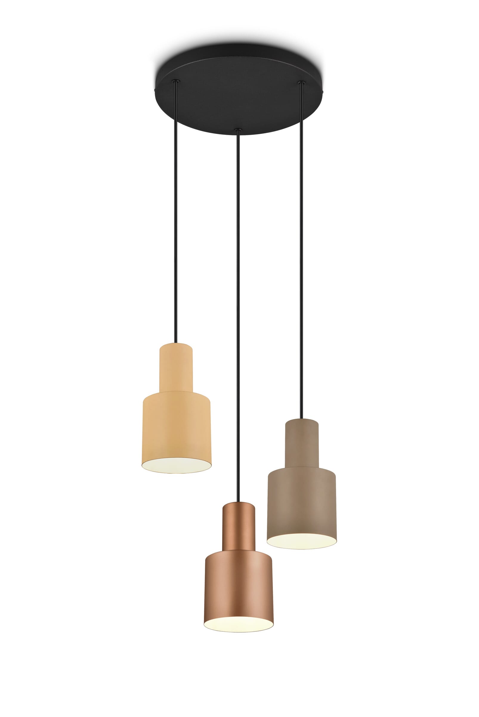 Lampa wisząca AGUDO brązowy-odcienie brązu 3xE27x40W metal wym:150x37x37cm IP20 Trio