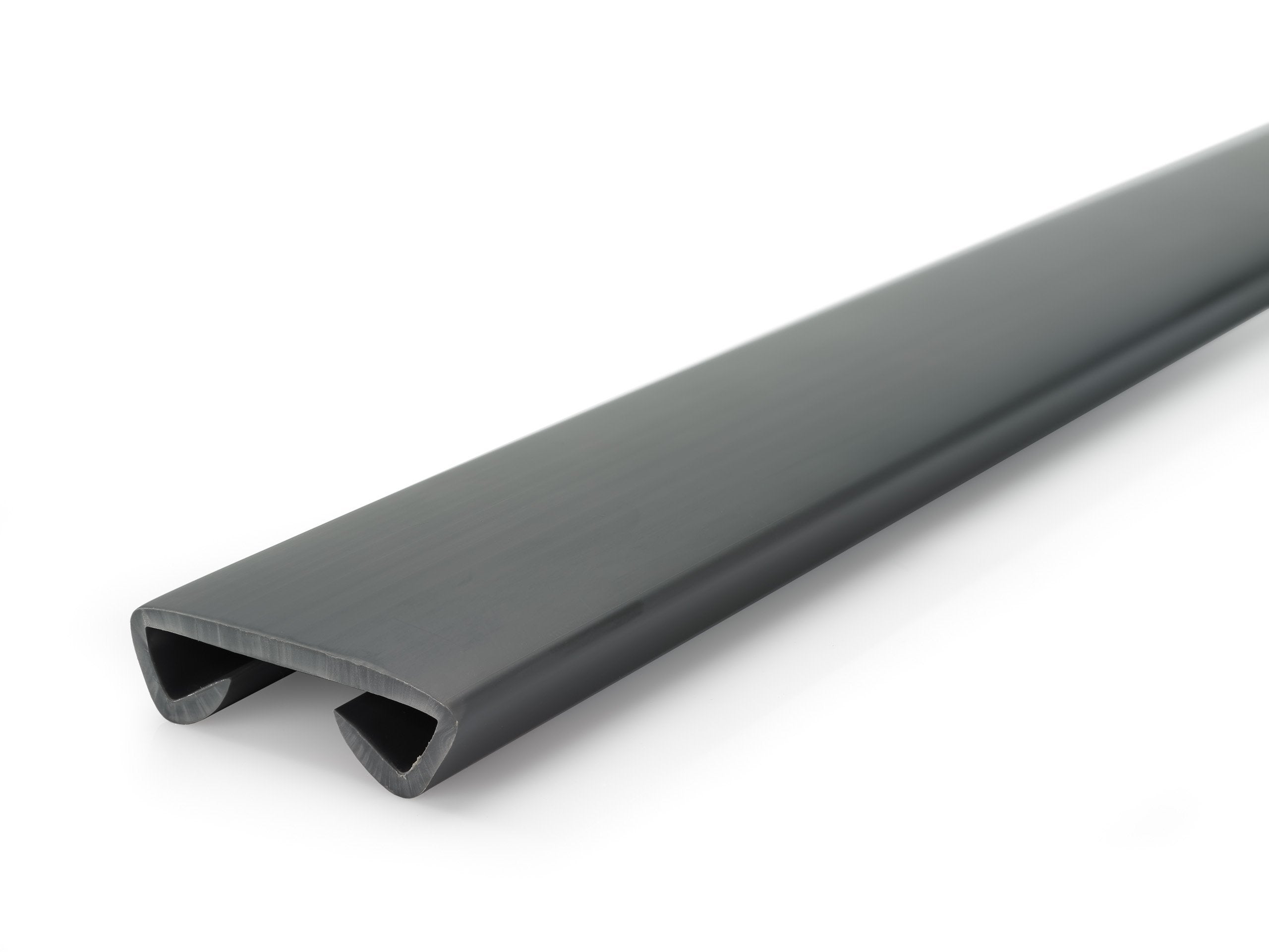Poręcz PVC 40x8 mm STANDARD antypoślizgowa - 1 metr, ciemnoszary