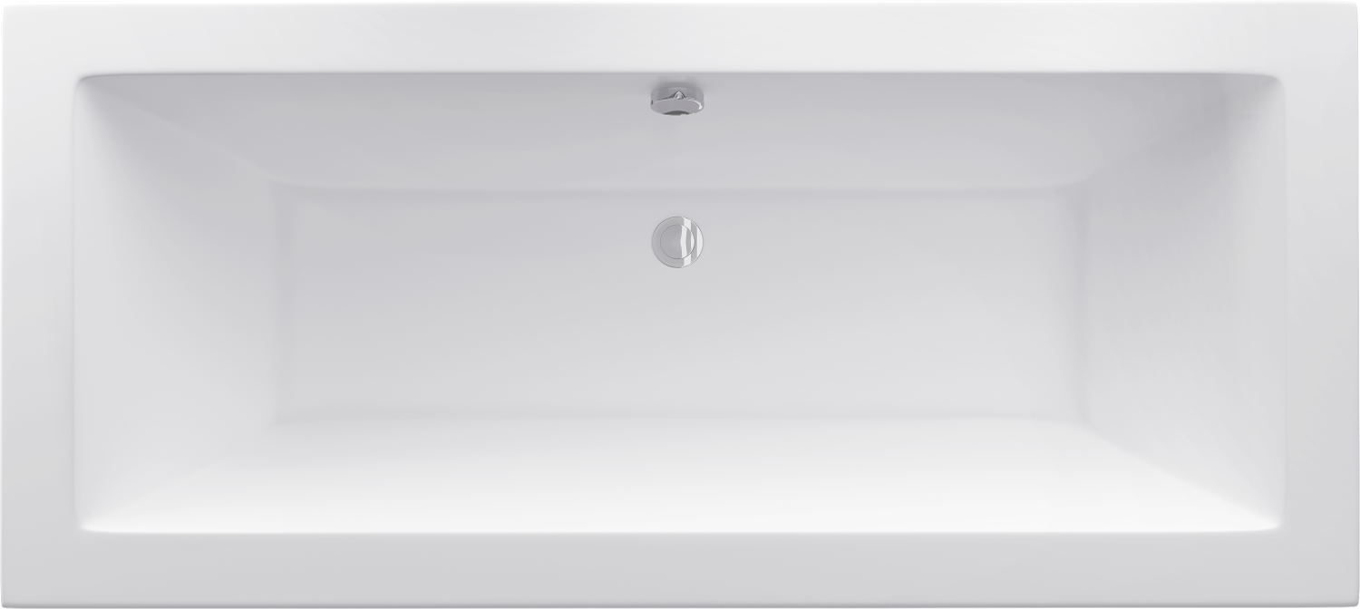 Mexen Cube baignoire rectangulaire 180 x 80 cm avec encadrement, Blanc - 55051808000X - 4