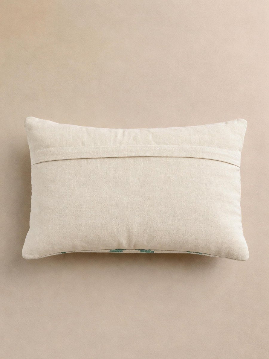 Cojín algodón menta 50 x 30 cm - 3