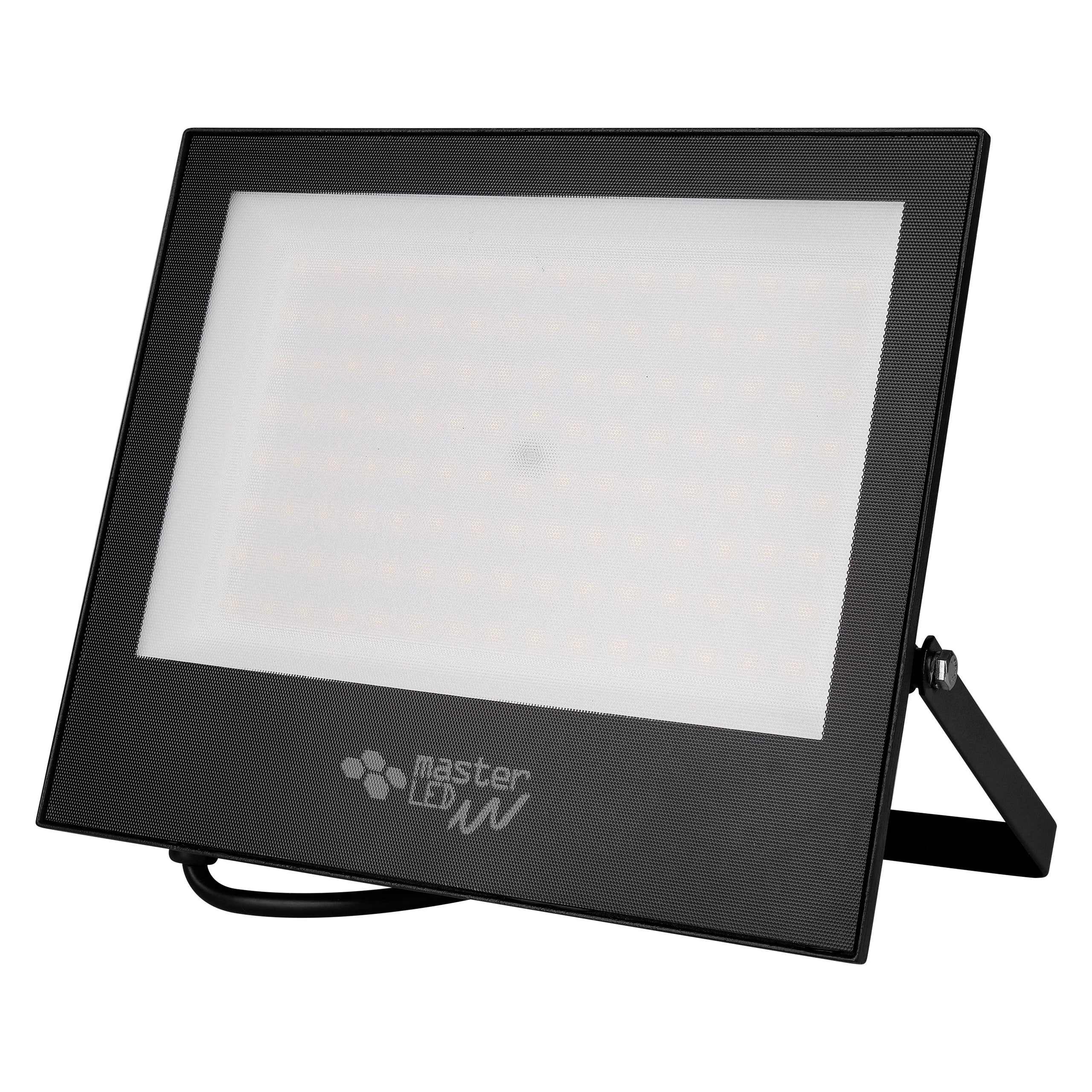 Naświetlacz LED Tiga 100W IP65 zimna biel 6500K lampa halogen czarny MasterLED