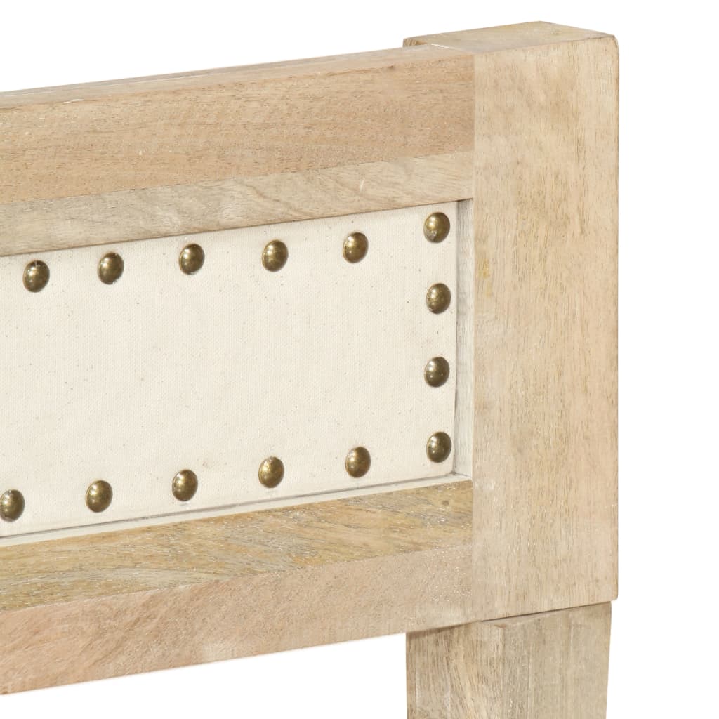 Maison Exclusive - Estrutura de cama 200 cm madeira de mangueira maciça - 5