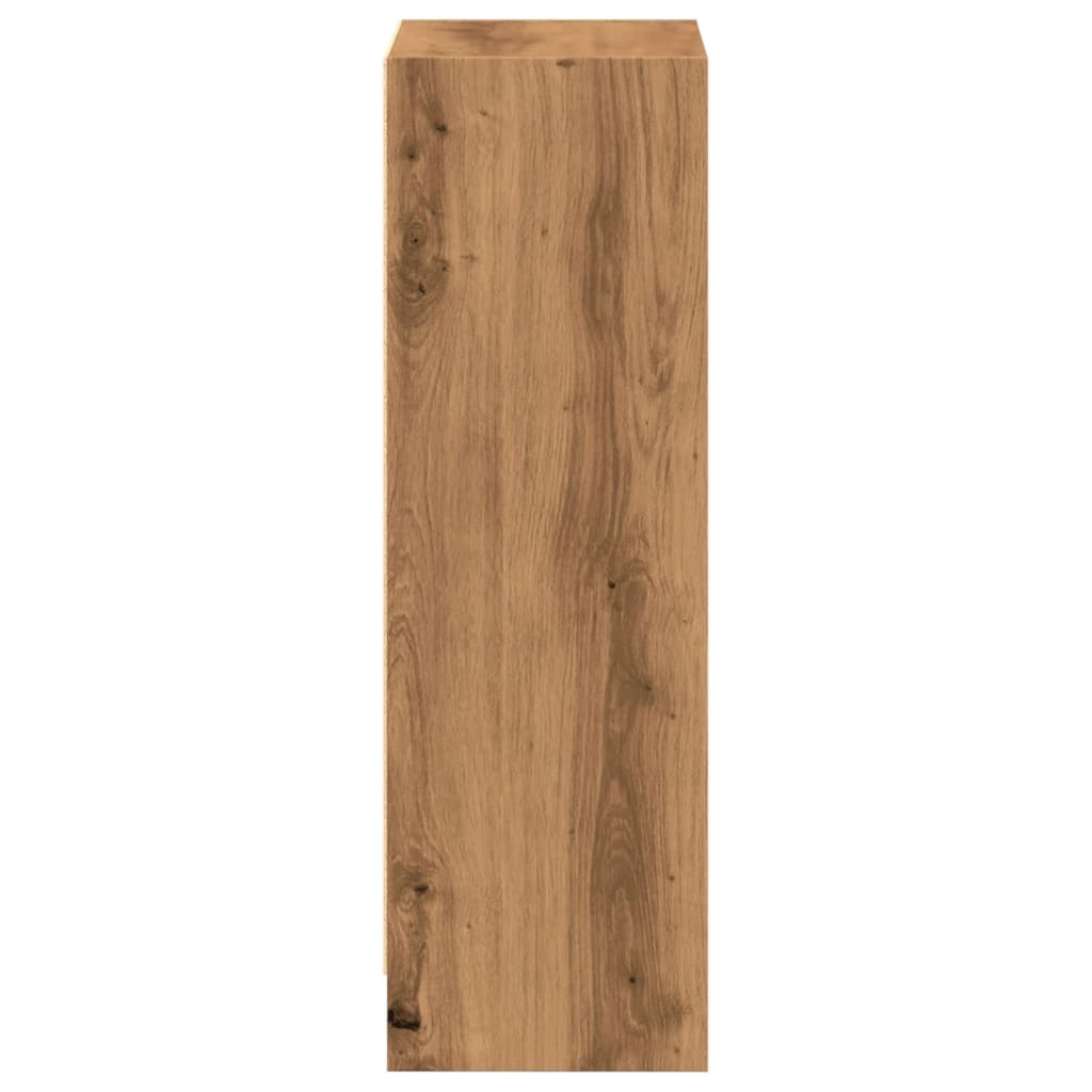 Bibliothèque pour Séjour en Bois Marron H. 24 x l. 40 x P. 24 cm - 5